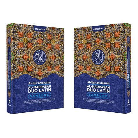 Jual Al Quran Al Madrasah A Duo Latin Sambung Alquran Besar Terjemah