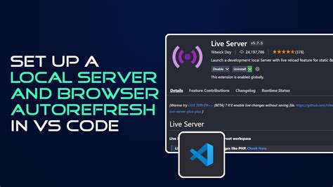 How To Set Up Live Server And Browser Auto Refresh In Visual Studio