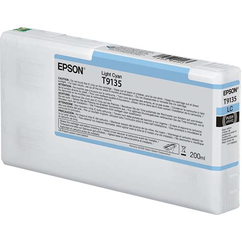 Epson T Ultrachrome Hdx Light Cyan Ink Cartridge T B H