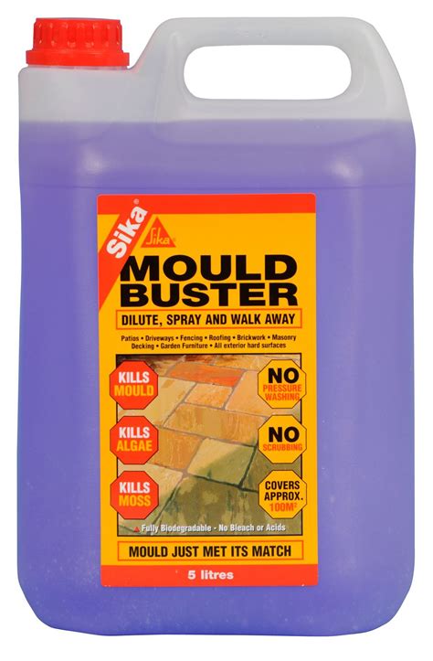 Sika Mould Remover 5000ml Departments Diy At Bandq