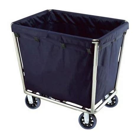 Stainless Steel Soiled Linen Trolley At Rs Housekeeping Trolley