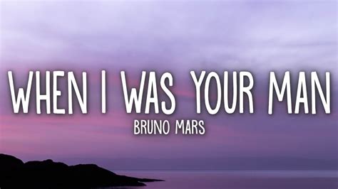 Bruno Mars When I Was Your Man Lyrics Chords Chordify