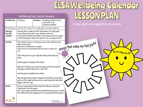 Joyful January Lesson Plan Elsa Support