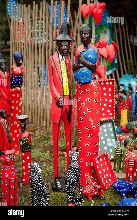 Traditional African Arts And Crafts On Sale At The Hillcrest Farmers