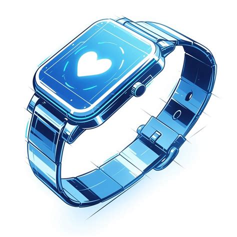 Premium Vector Smart Fitness Tracker With Heart Rate Monitor