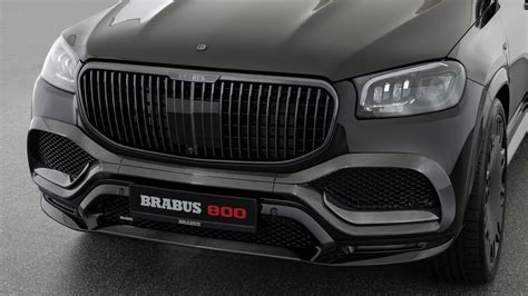 Front Bumper Attachments Brabus Carbon For Mercedes Benz GLS X 167