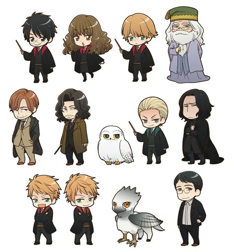 Personagens De Harry Potter Ganham Ador Vel Vers O Kawaii O Profeta