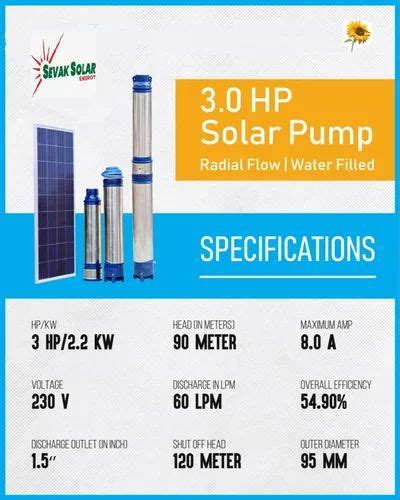 1HP DC Submersible Solar Water Pump ATSE Solutions