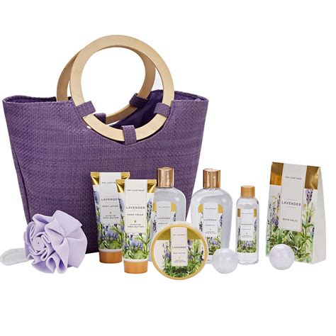 Spa Luxetique Spa Gift Baskets for Women, Premium 10pc Bath Gift ...