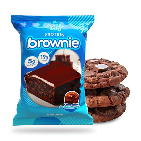 Prime Bites Protein Brownie With 19g Protein And 5g Collagen Sampler Pack 6 Count