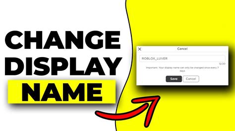 How To Change Your Roblox Display Name NEW UPDATE YouTube