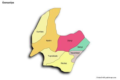 Osmaniye için Örnek Haritalar