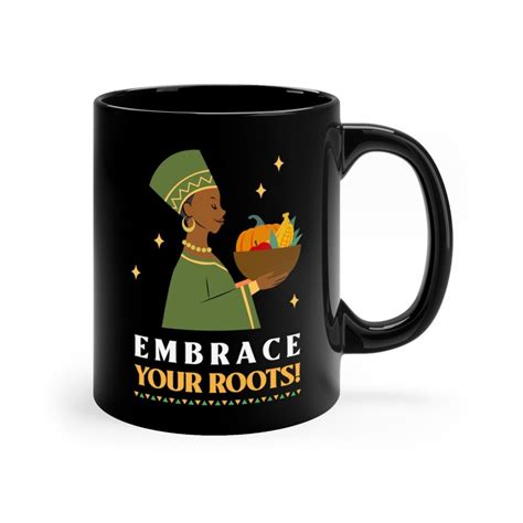 Kwanzaa Roots Mug Gift Kwanza Embrace Coffee Cup Kinara Etsy