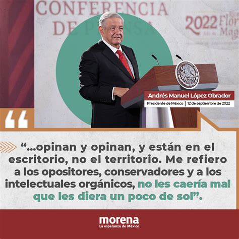 Morena on Twitter El presidente lopezobrador exhortó a los