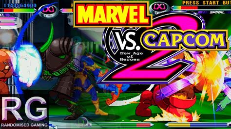 Marvel Vs Capcom 2 Sega Dreamcast Full Intro And Arcade Mode 1cc