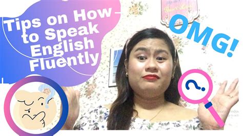 Tips On How To Speak English Fluently Youtube