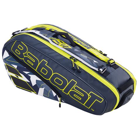 Babolat Pure Aero 751222 370 Τσάντα Πλάτης Τένις 6 Ρακετών Γκρι