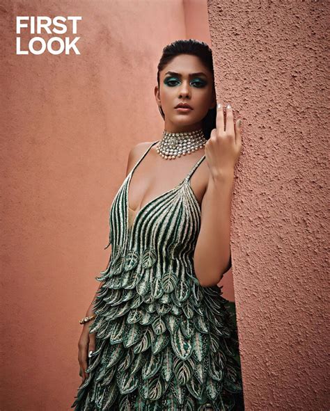 Mrunal Thakur Stills From First Look Magazine Photoshoot South Indian