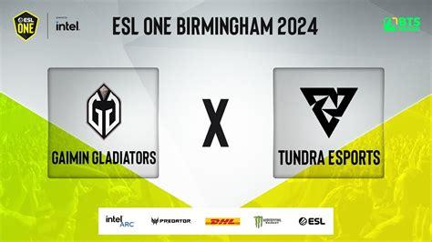 PT BR Gaimin Gladiators Vs Tundra Esports ESL One Birmingham Fase