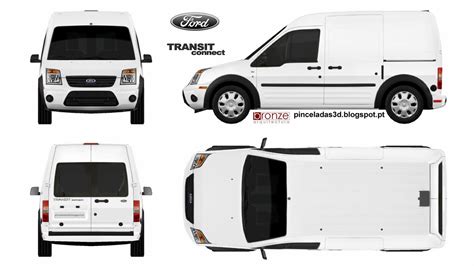 Ford Transit Connect Graphic Template