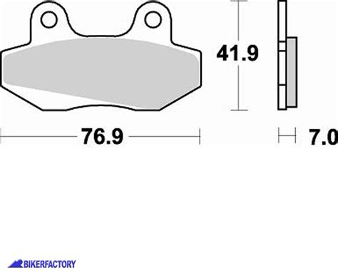 Pastiglie Anteriori Posteriori Braking Con Mescola Base Semi