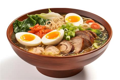 Premium AI Image Steaming Hot Halal Ramen Bowl With Tender Beef Egg