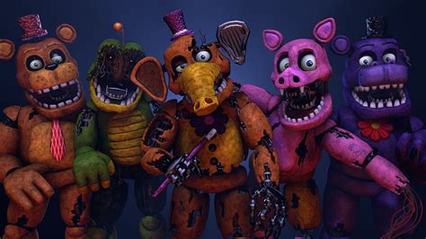 Withered Mediocre Melodies Generations Fnaf Speedart Sfm Youtube