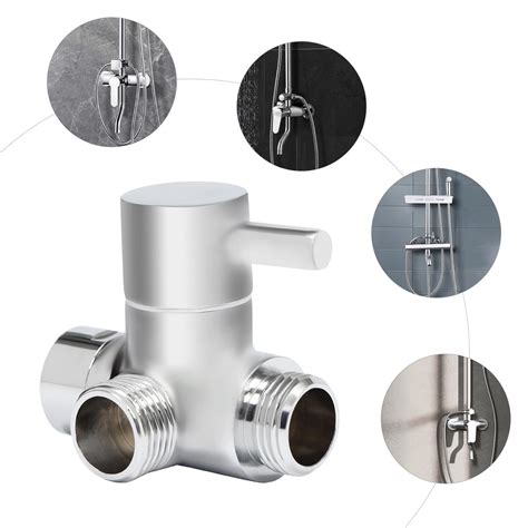 Miumaeov Brass Shower Arm Diverter Valve G Connector For Fixed