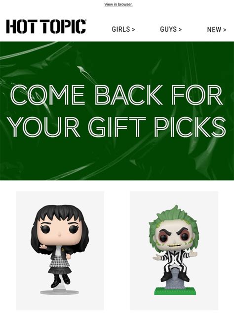 Hot Topic Gift Goals Wrap Up What Caught Your Eye Milled