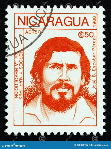 Nicaragua Circa A Stamp Printed In Nicaragua Shows Jose B