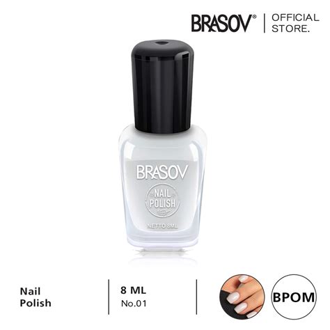 Jual BRASOV Kutek Cat Kuku Nude 8 ML BPOM Nail Polish Kutex Kuteks XX