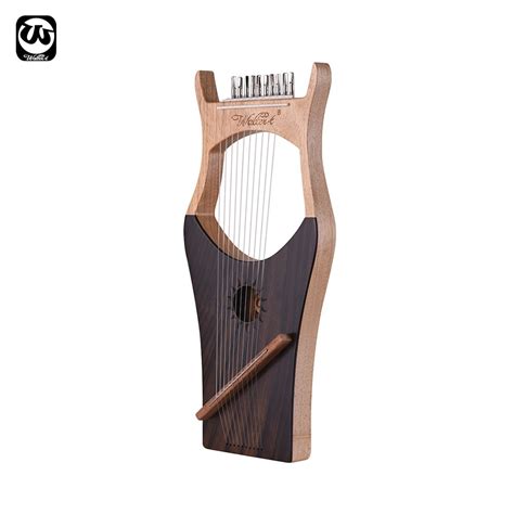 Waltert 10 String Wooden Lyre Harp Nylon Strings Rosewood Topboard