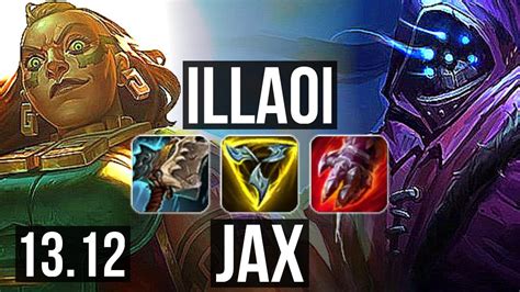 Illaoi Vs Jax Top Solo Kills M Mastery Euw Diamond