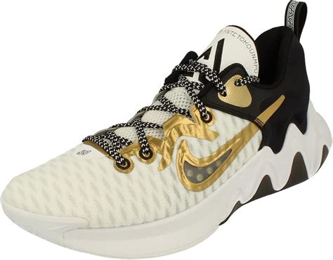 Nike Mens Giannis Immortality Whitemetallic Gold Black