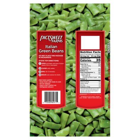 Pictsweet Farms Frozen Italian Green Beans 28 Oz King Soopers