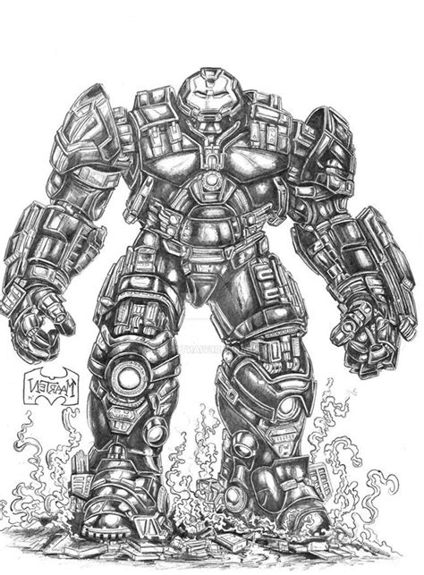 25 Desenhos Do Hulkbuster Para Imprimir E Colorir Pintar