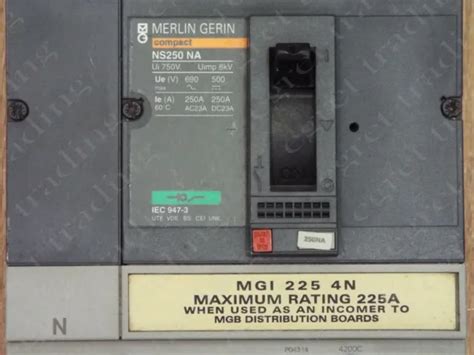 MERLIN GERIN SCHNEIDER NS250 NA Compact Switch Disconnector Incomer MGI