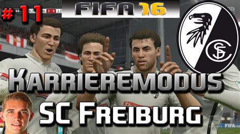 FIFA 16 Karrieremodus SC Freiburg 11 Pfosten Pech YouTube