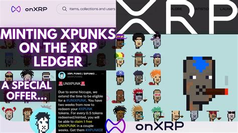 Minting Xpunks Nfts On Onxrp Xrp Ledger Nft Marketplace Xpunks