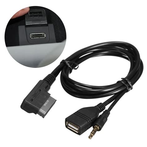 Mm Aux Audio Cable Music Mdi Ami Mmi Interface Usb Charger For Audi