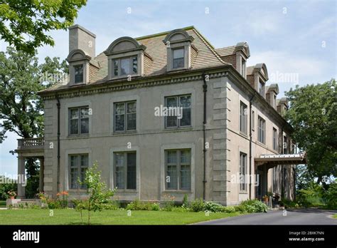 An Impressive Beaux Arts Style French Villa With A Mansard Roof With