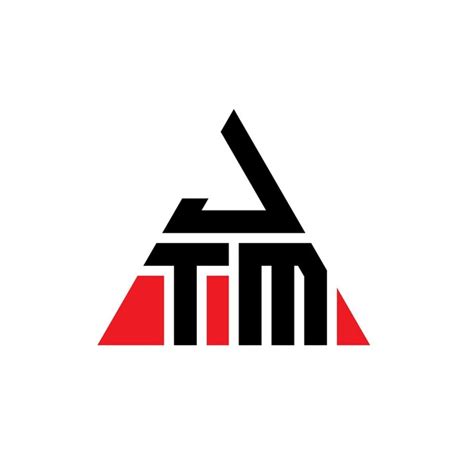 Logotipo Triangular Jtm Com Forma De Triângulo Jtm Triângulo Logotipo