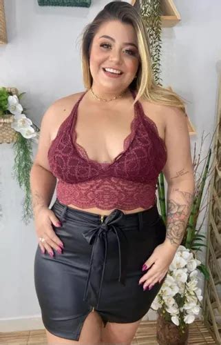 Saia Couro Fake Cirrê Plus Size Ziper Frontal E Cinto Parcelamento