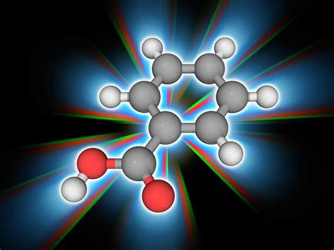 Benzoic Acid Organic Compound Molecule Photograph By Laguna Design