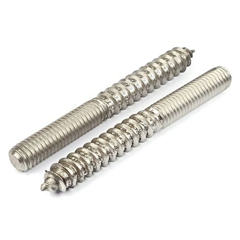 14 20 Hanger Bolts 18 8 Stainless Steel 14 X 2 12 Qty 25