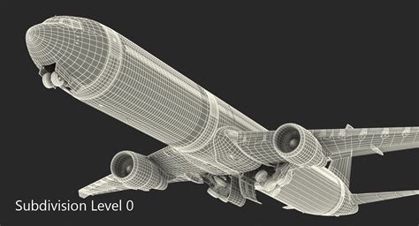 3D Boeing 767-400 Interior Delta Model - TurboSquid 1272165