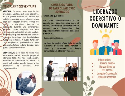 Folleto Liderazgo Coercitivo 1 LIDERAZGO COERCITIVO O DOMINANTE