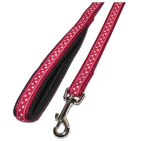 Rosewood Dog Lead Red Spotty Wilko