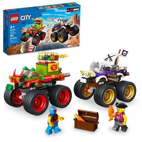 LEGO City Monster Truck Race 60397 Toy Car Building Set Toy For 7 Year