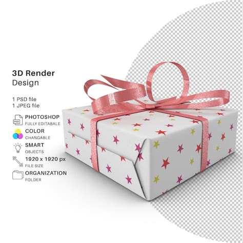 Premium PSD Festive Gift Boxes 3d Modeling Psd File Realistic Festive